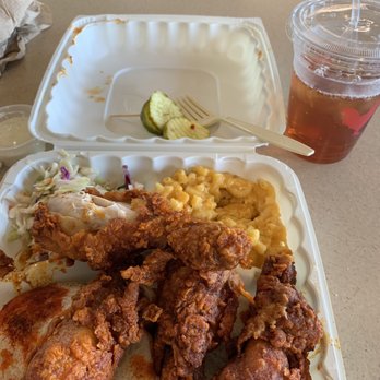 Hot Chicken Takeover - The drumstick meal. $10.50 ... 4 LARGE drumsticks, homemade slaw, Mac and cheese, and pickles. - Southern Near Me - Columbus, Ohio