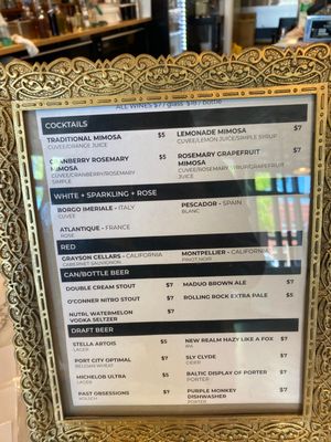 Menu photo 8 Cure Coffeehouse Portsmouth, VA