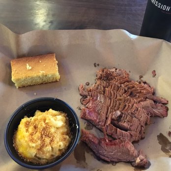 Mission BBQ - Sliced, moist, but flavorless brisket from return visit. - Barbeque Near Me - Wyomissing, Pennsylvania Mission BBQ - Sliced, moist, but flavorless brisket from return visit. - Barbeque Near Me - Wyomissing, Pennsylvania