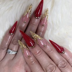 J & J Nails - Christmas/New Year Nails! Done by Christine
