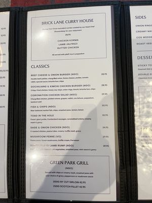 Menu photo 2 The Fox Sporting Bar & Restaurant Auckland, AUK Menu photo 2 The Fox Sporting Bar & Restaurant Auckland, AUK