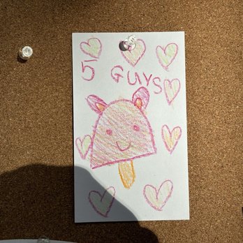 Five Guys - Child art - Burgers Near Me - Vacaville, California