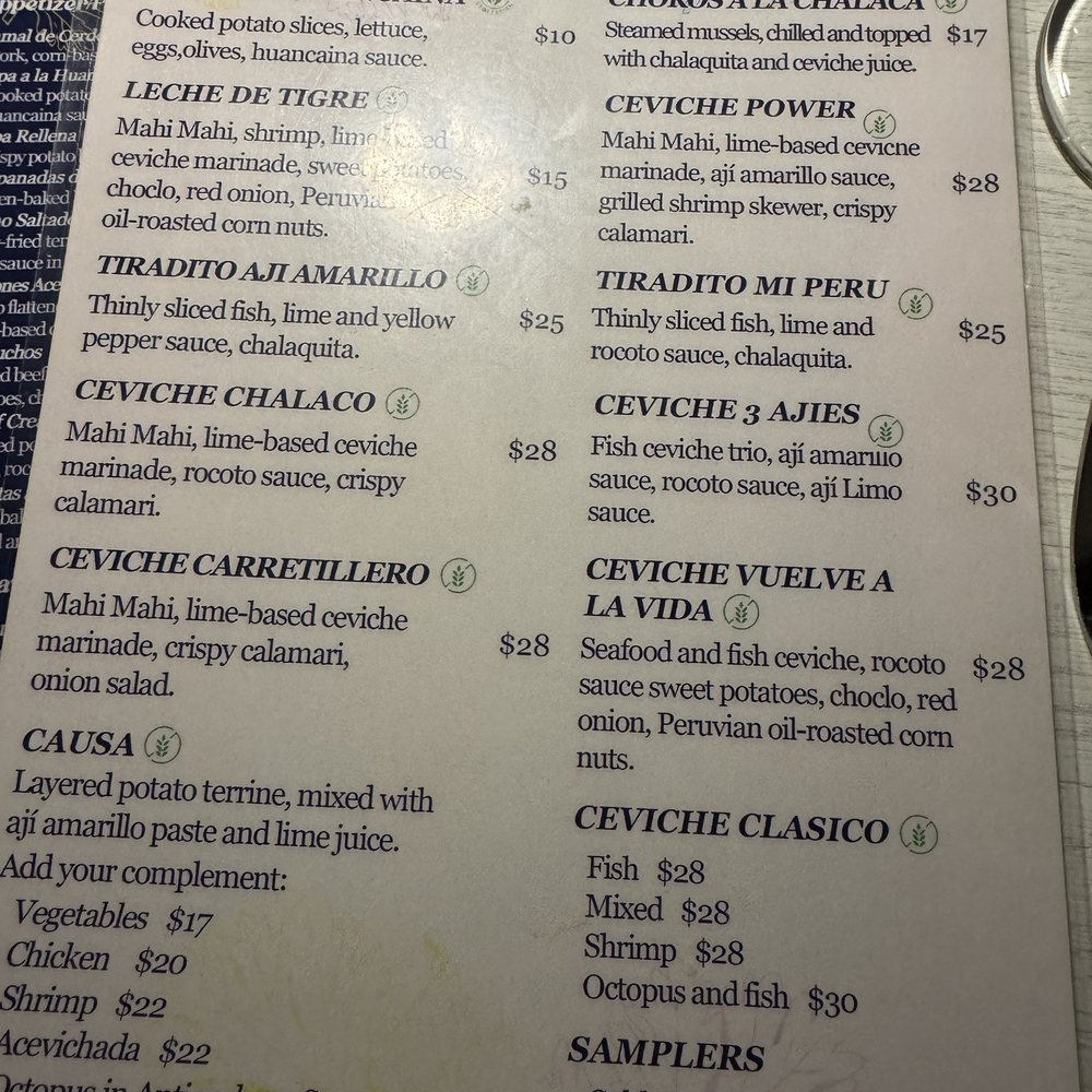 Ceviche House Mi Peru - Ceviche bar menu - Peruvian Near Me - Red Bank, New Jersey Ceviche House Mi Peru - Ceviche bar menu - Peruvian Near Me - Red Bank, New Jersey