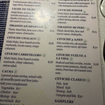 Ceviche House Peru - Ceviche bar menu - Peruvian Near Me - Red Bank, New Jersey