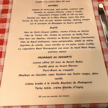 Chez Fernand - The 2025 NYE Menu (en Français) - French Near Me - Paris, 75 Chez Fernand - The 2025 NYE Menu (en Français) - French Near Me - Paris, 75