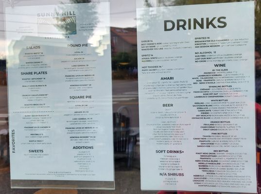 Menu photo 1 Sunny Hill Seattle, WA