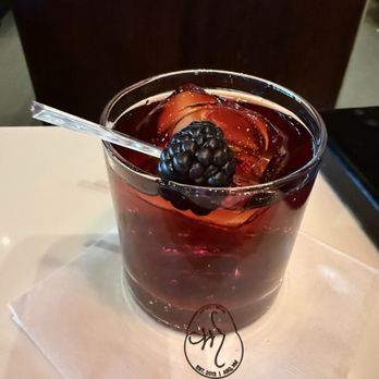 M'tucci's Twenty-Five - Blackberry walnut old fashioned - Italian Near Me - Albuquerque, New Mexico