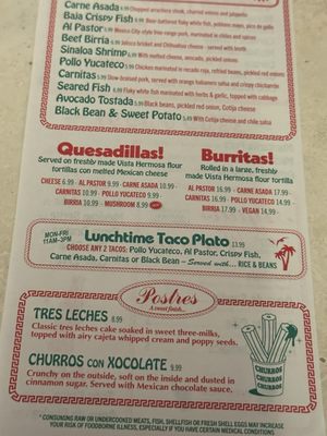 Menu photo 1 Tacombi New York, NY Menu photo 1 Tacombi New York, NY