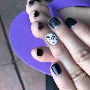Eden's Nails Spa - Gel manicure & regular polish pedicure done on Saturday 10/08/2016. Photo taken same day. - Nail Salons Near Me - San Jose, California Eden's Nails Spa - Gel manicure & regular polish pedicure done on Saturday 10/08/2016. Photo taken same day. - Nail Salons Near Me - San Jose, California