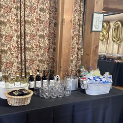 Tavern Room - Hellertown Historical Society - Beverage display by guest.