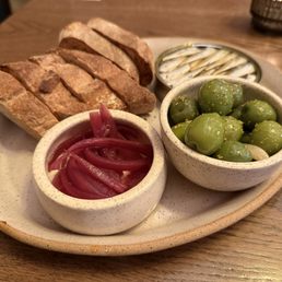 Tin Fish Plate With Sardines