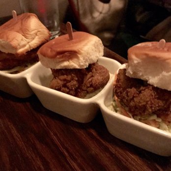 The Corner Door - HH spicy chicken sliders - New American Near Me - Culver City, California