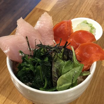 Shizen Ya - Triple attack don wild sockeye salmon, albacore tuna sashimi - Japanese Near Me - Vancouver, British Columbia Shizen Ya - Triple attack don wild sockeye salmon, albacore tuna sashimi - Japanese Near Me - Vancouver, British Columbia