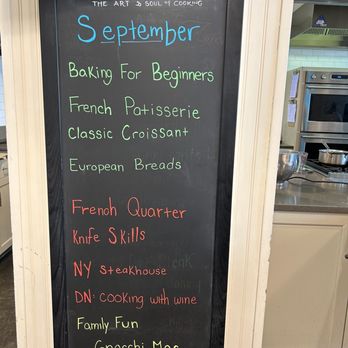 Sur La Table - List of classes. - Kitchen Supplies Near Me - New York, New York