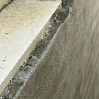 Michaliga Masonry - 6 months after application, exposed bricks with moss growing due to unprofessional work - Masonry/Concrete Near Me - Washington, DC, District of Columbia