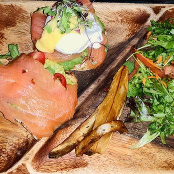The Roaster Cafe - Avocado Toast and Benedict Combo with smoked salmon - Breakfast & Brunch Near Me - Mamaroneck, New York The Roaster Cafe - Avocado Toast and Benedict Combo with smoked salmon - Breakfast & Brunch Near Me - Mamaroneck, New York