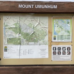 Info board at the start of the trail