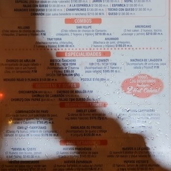 Victor's Comida Mexicana - Menu - Bars Near Me - Ensenada, BCN