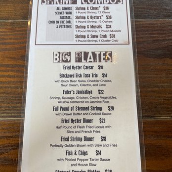 Fuller's Raw Bar - More specials - Seafood Near Me - Hampton, Virginia