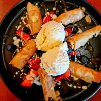 P.F. Chang's - PF CHANG'S,  Banana Spring Rolls - Chinese Near Me - Buffalo, New York