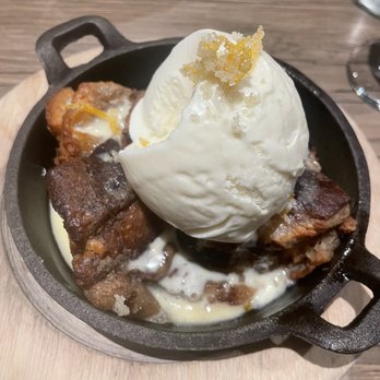 The Rustik Fork - Bread pudding with ice cream - Gastropubs Near Me - Riverside, California The Rustik Fork - Bread pudding with ice cream - Gastropubs Near Me - Riverside, California