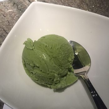 Encore Teppan - Green tea ice cream for dessert. - Teppanyaki Near Me - Diamond Bar, California