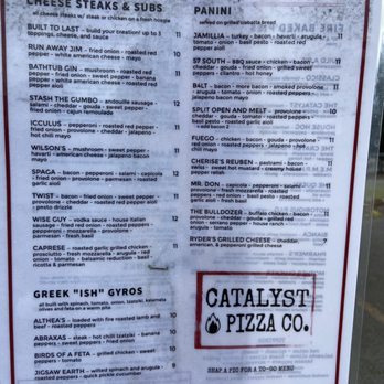 Catalyst Pizza - Menu - Pizza Near Me - Grants Pass, Oregon Catalyst Pizza - Menu - Pizza Near Me - Grants Pass, Oregon