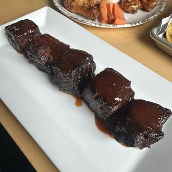Brothers Smokehouse - Bacon Burnt Ends.  The BBQ sauce on this made it perfect!   :) - Barbeque Near Me - Ramsey, New Jersey