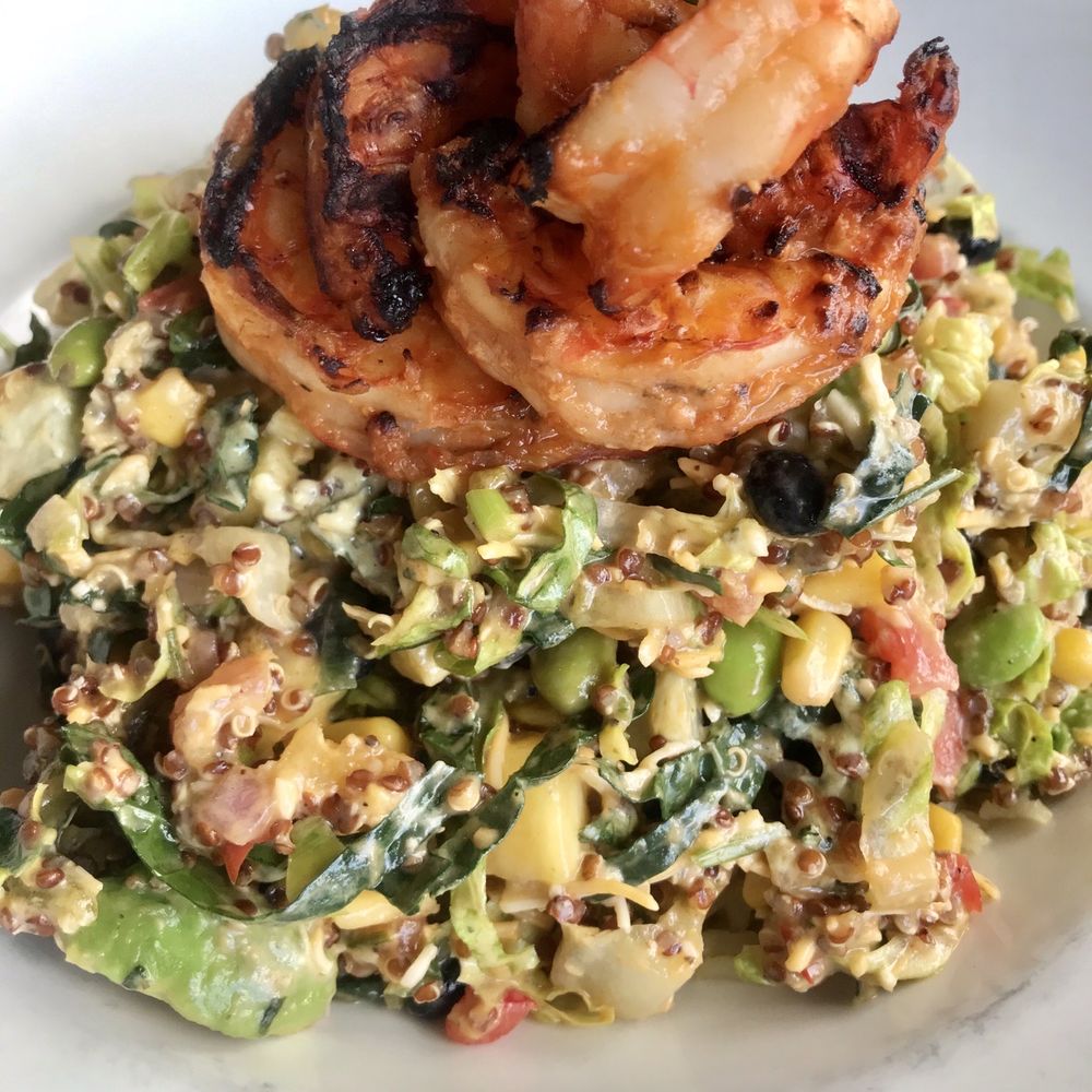 Grill 89 - Bang Bang Shrimp Protein Bowl - New American Near Me - Westmont, Illinois