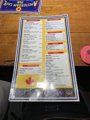 Menu photo 2 Amsterdam Cafe Whistler, BC
