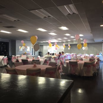 Fiesta Place - Table linen and balloon bouquets for a baptism. They did a great job! - Party Supplies Near Me - Manteca, California