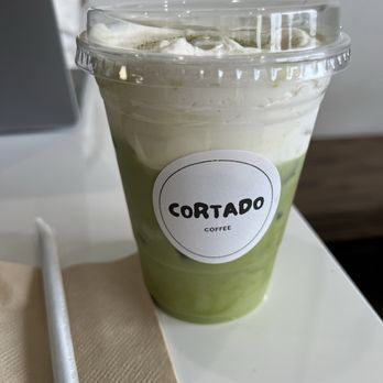 Cortado Coffee - Matcha Einspanner - Coffee & Tea Near Me - Garden Grove, California