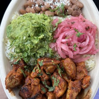 Loqui - Achiote Chicken Bowl - Tacos Near Me - Los Angeles, California Loqui - Achiote Chicken Bowl - Tacos Near Me - Los Angeles, California