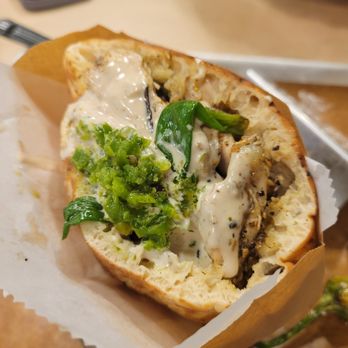 Miznon - Rotisserie Broken Chicken pita - Mediterranean Near Me - New York, New York
