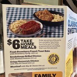 Cracker Barrel Old Country Store - Took home 3 meals for my parents! Grady deal!