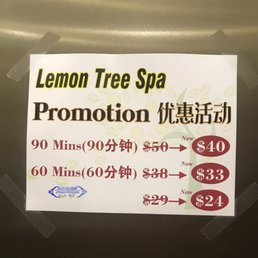 False advertising. The 90 minute massage was actually $65. False advertising. The 90 minute massage was actually $65.