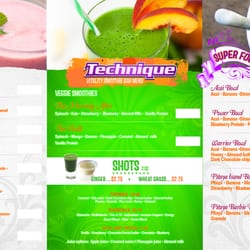 Technique Vitality Smoothie Bar