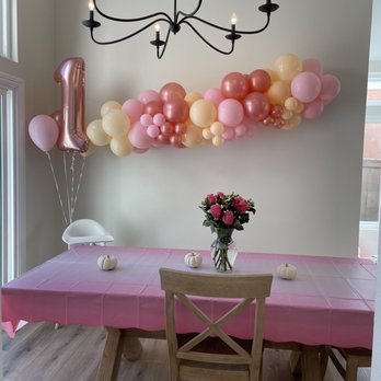 MAKS Balloons & Party Decor - Our baby girls 1st bday balloons. Girly Halloween theme - Party & Event Planning Near Me