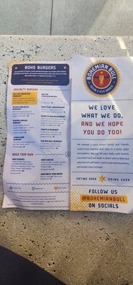 Menu photo 5 Bohemian Bull Yulee, FL