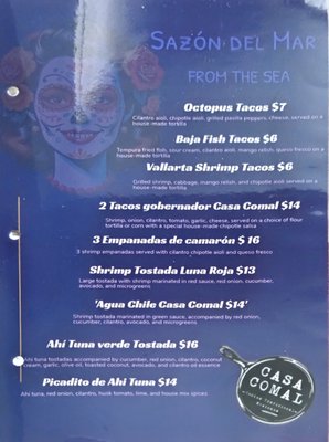 Menu photo 2 Casa Comal Irving, TX