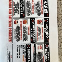 The Peach Cobbler Factory - Menu