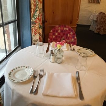 Omar's Carriage House - upstairs dining window table - New American Near Me - Norfolk, Virginia