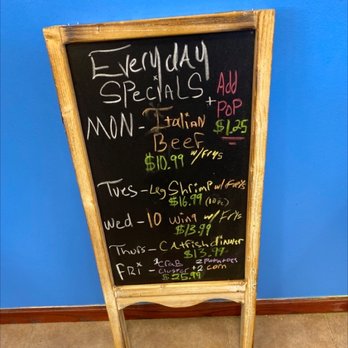 Surf's Up - Menu - Seafood Near Me - DeKalb, Illinois