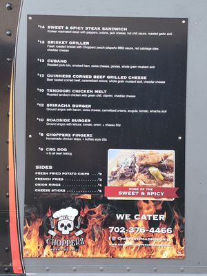 Menu photo 1 Chopperz Roadside Grill Las Vegas, NV Menu photo 1 Chopperz Roadside Grill Las Vegas, NV