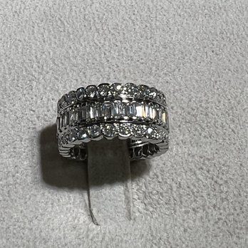 B & G Jewelers - Platinum diamond eternity band with 4.50 carats of high quality diamonds. - Jewelry Near Me - Carmel, California B & G Jewelers - Platinum diamond eternity band with 4.50 carats of high quality diamonds. - Jewelry Near Me - Carmel, California