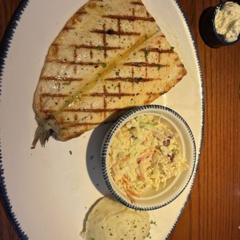 Red Lobster - Grilled trout, mash potatoes and coleslaw. - Seafood Near Me - Kennewick, Washington
