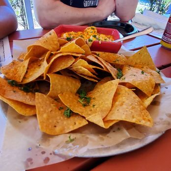 Shagger Jacks - Chicken dip with spicy tortilla chips - New American Near Me - Oak Island, North Carolina Shagger Jacks - Chicken dip with spicy tortilla chips - New American Near Me - Oak Island, North Carolina