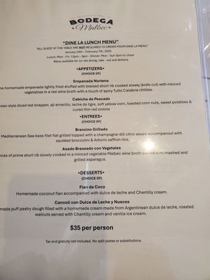 Menu photo 8 Bodega Malbec Toluca Lake, CA