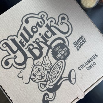 Yellow Brick Pizza - Pizza box - Pizza Near Me - Columbus, Ohio Yellow Brick Pizza - Pizza box - Pizza Near Me - Columbus, Ohio