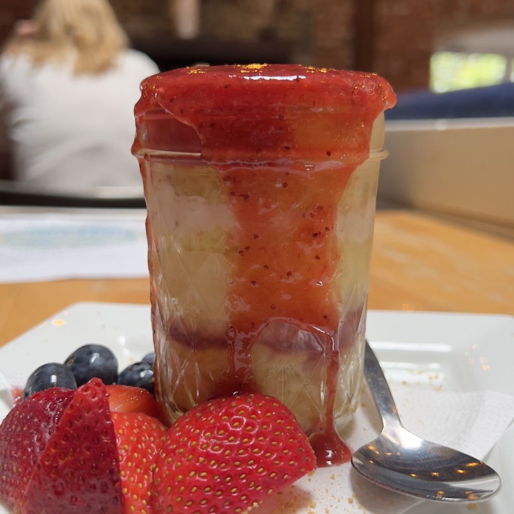 Scratch Kitchen & Taproom - Strawberry Rhubarb Trifle - Bars Near Me - Apex, North Carolina Scratch Kitchen & Taproom - Strawberry Rhubarb Trifle - Bars Near Me - Apex, North Carolina
